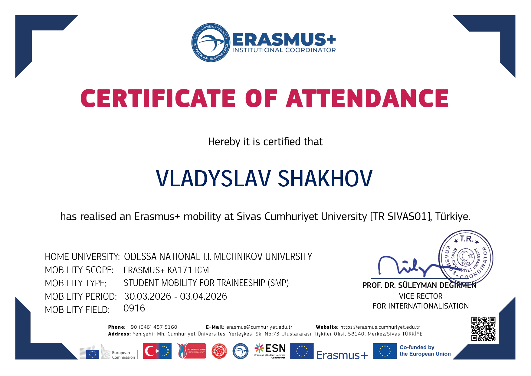 2026 Shakhov mobilnist Turkiye